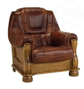 Kožené křeslo Roma - PYKA