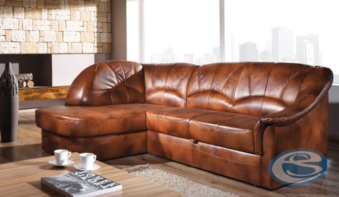 Kožená sedací souprava rohová Yardek - PYKA