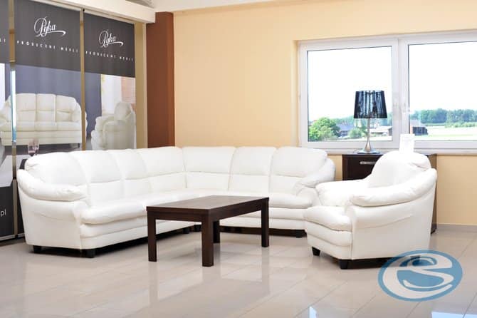 Kožená sedací souprava rohová Sara - PYKA