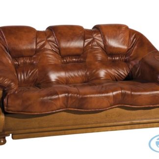 Kožený trojsed  Lord nerozkládací - PYKA