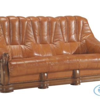 Kožený trojsed Oskar rozkládací - PYKA