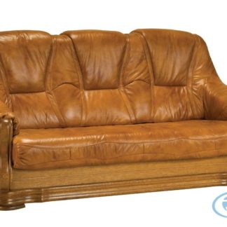 Kožený trojsed Sonia rozkládací - PYKA