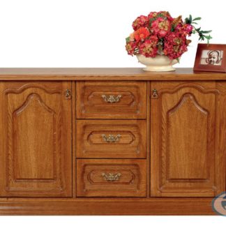 Komoda - 3 zásuvky (165 x 85) Kinga masiv - PYKA