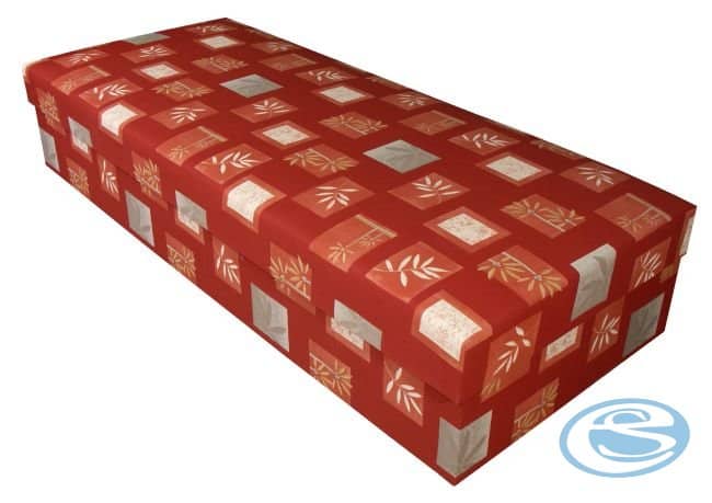 Čalouněná postel Rio 80x200 červená - BLANAŘ