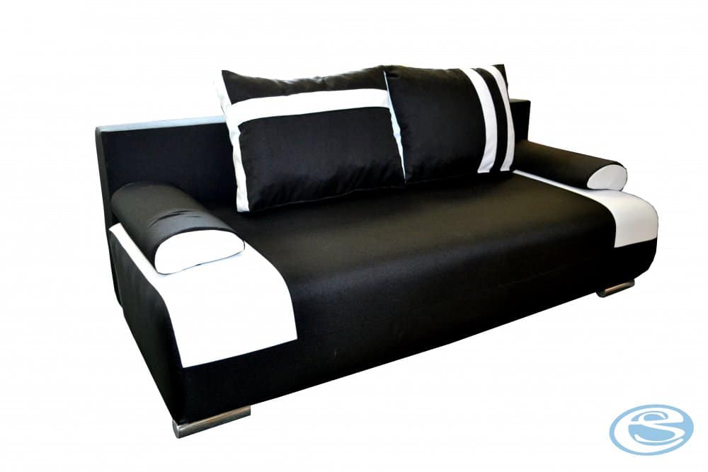 Pohovka Vlora 3 rozkládací černá - FALCO