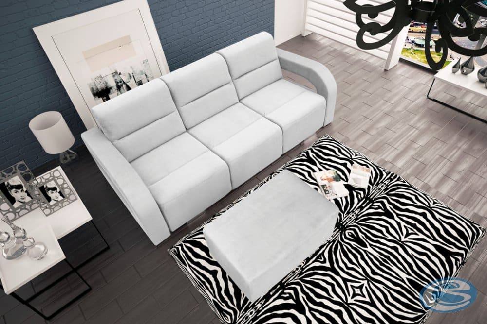 Pohovka Aliss rozkládací bílá - FALCO