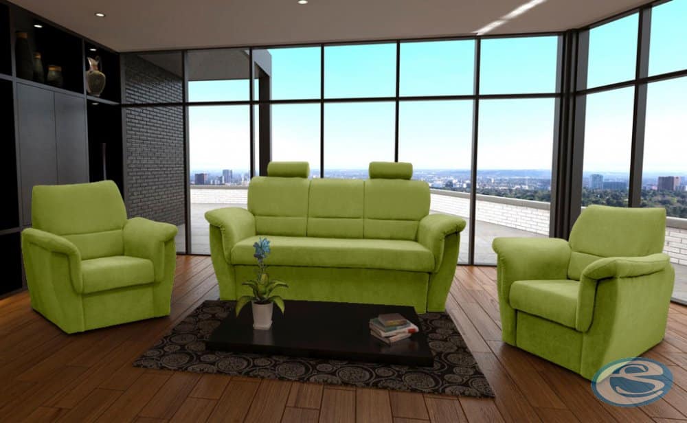 Rozkládací sedací souprava Diana zelená - FALCO