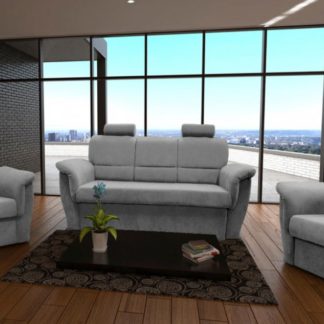 Rozkládací sedací souprava Diana světle šedá - FALCO