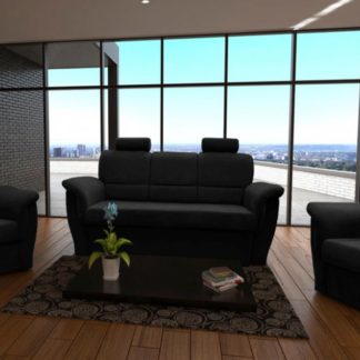 Rozkládací sedací souprava Diana černá - FALCO