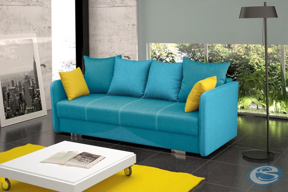 Pohovka Iga rozkládací modrá - FALCO