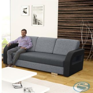 Sedací souprava Laura rozkládací tmavě šedá - FALCO