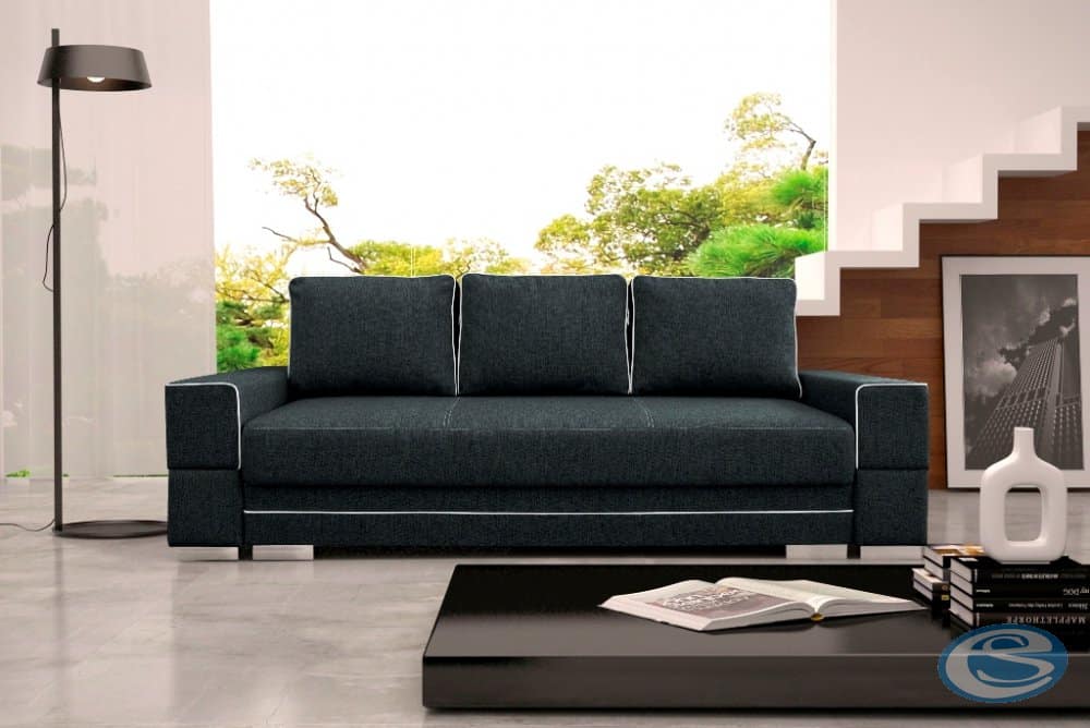 Pohovka Samanta rozkládací černá - FALCO