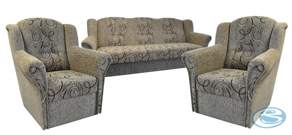 Sedací souprava Agata 3+1+1 béžová kola - FALCO