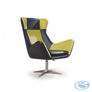 Relaxační křeslo Atlas černozelené - HALMAR