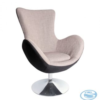 Čalouněné otočné křeslo Butterfly popel - HALMAR
