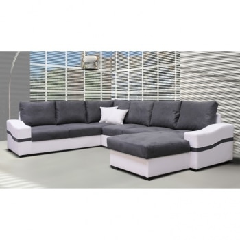 Rohová sedací souprava Oregon pravá šedá - TempoKondela