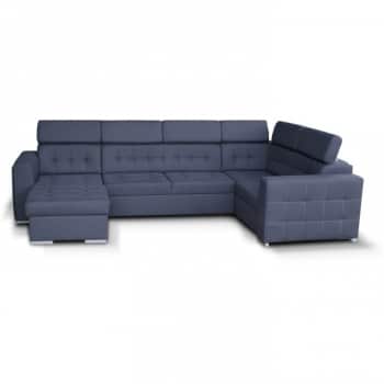 Rohová sedací souprava U Kazara šedá levá - TempoKondela