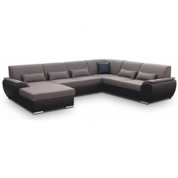 Sedací souprava Emily U hnědá levá - TempoKondela