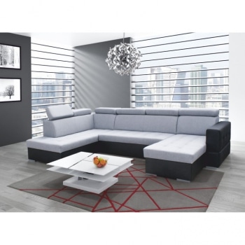 Rohová sedací souprava Vasto šedá pravá - TempoKondela