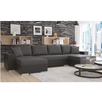 Sedací souprava Estevan univerzální šedočerná - TempoKondela