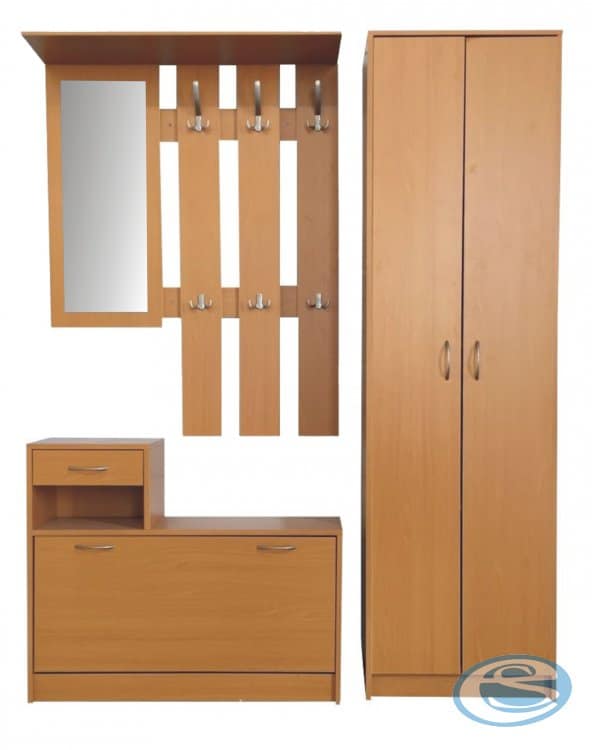 Předsíňová stěna Jaspis III buk + skříň - FALCO