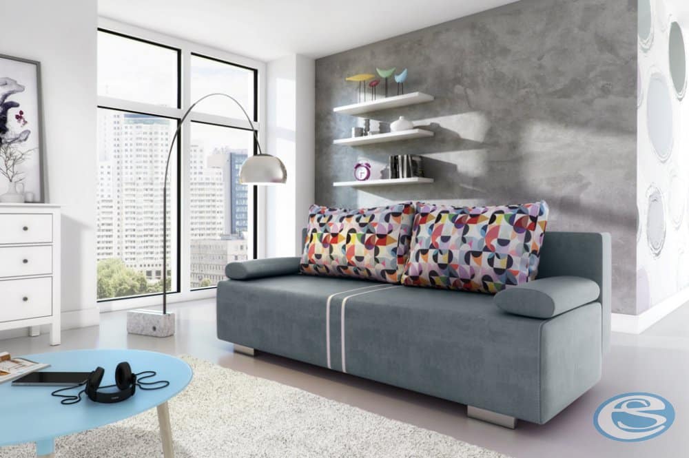 Pohovka Malina rozkládací šedá - FALCO