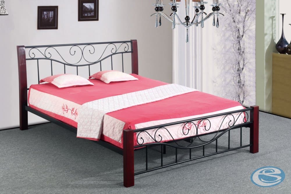 Postel Alice třešeň/kov 160x200 - FALCO