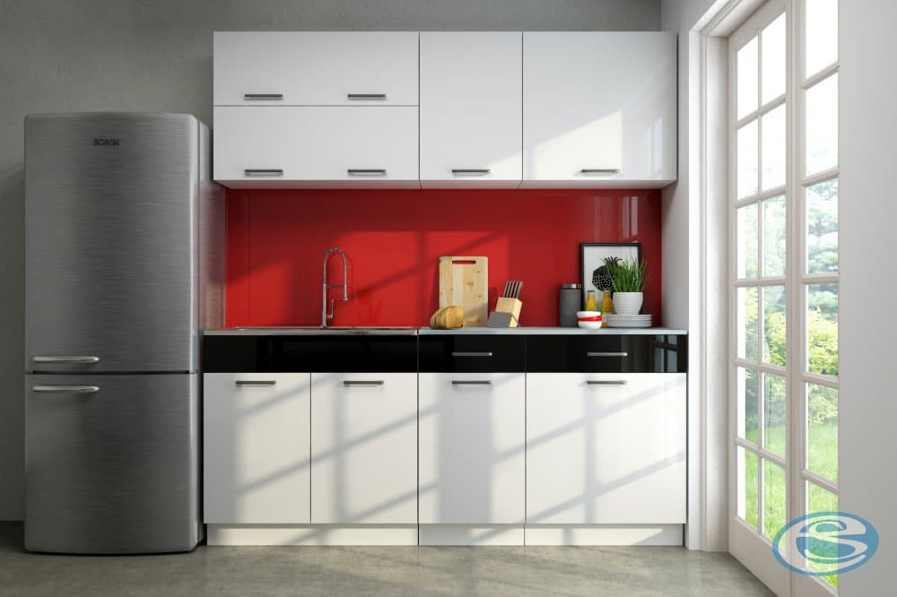 Kuchyňská linka Brigita 180/180 vysoký lesk - FALCO