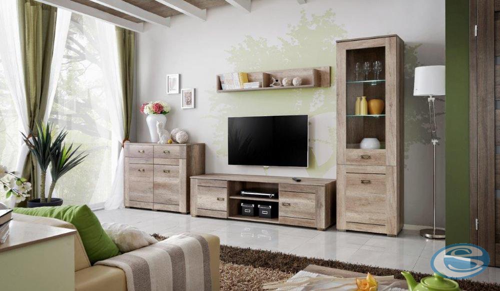 Obývací stěna Montana dub monument - FALCO