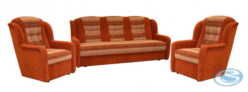 Sedací souprava Metropol 3+1+1 cihlová - FALCO