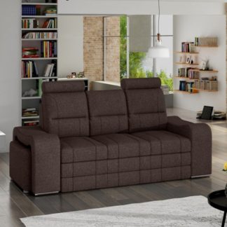 Pohovka Wenus rozkládací tmavě hnědá - FALCO