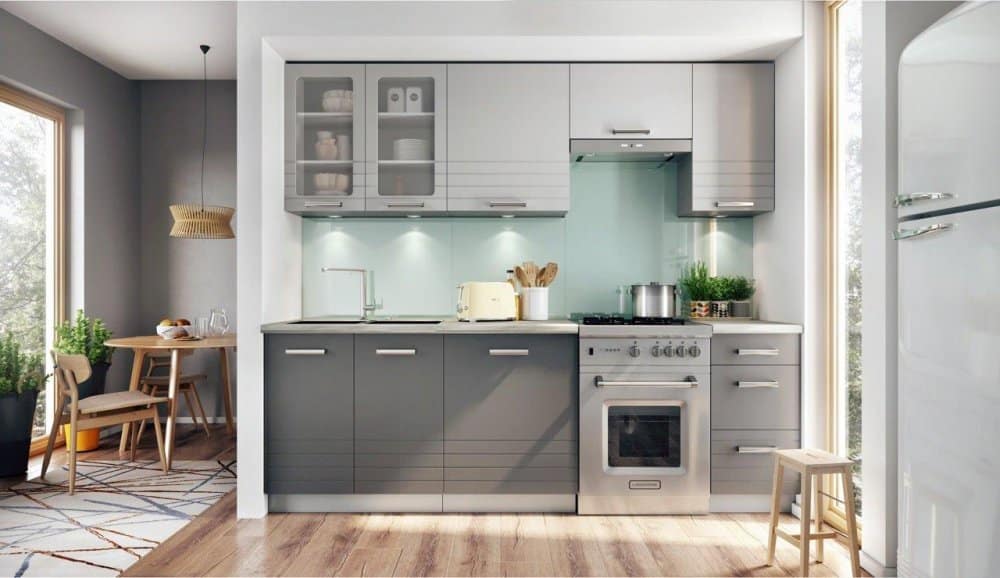 Kuchyně Paula 240 šedá/mocca - FALCO