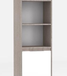 Regál Fado 7 roble/bílý lesk - FALCO