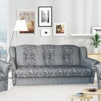 Sedací souprava Agata 3+1+1 černošedá - FALCO