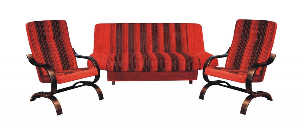 Sedací souprava Olek 3+1+1 Lino543 červená wenge - FALCO