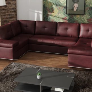 Sedací souprava Danzo II provedení do U bordeaux - FALCO