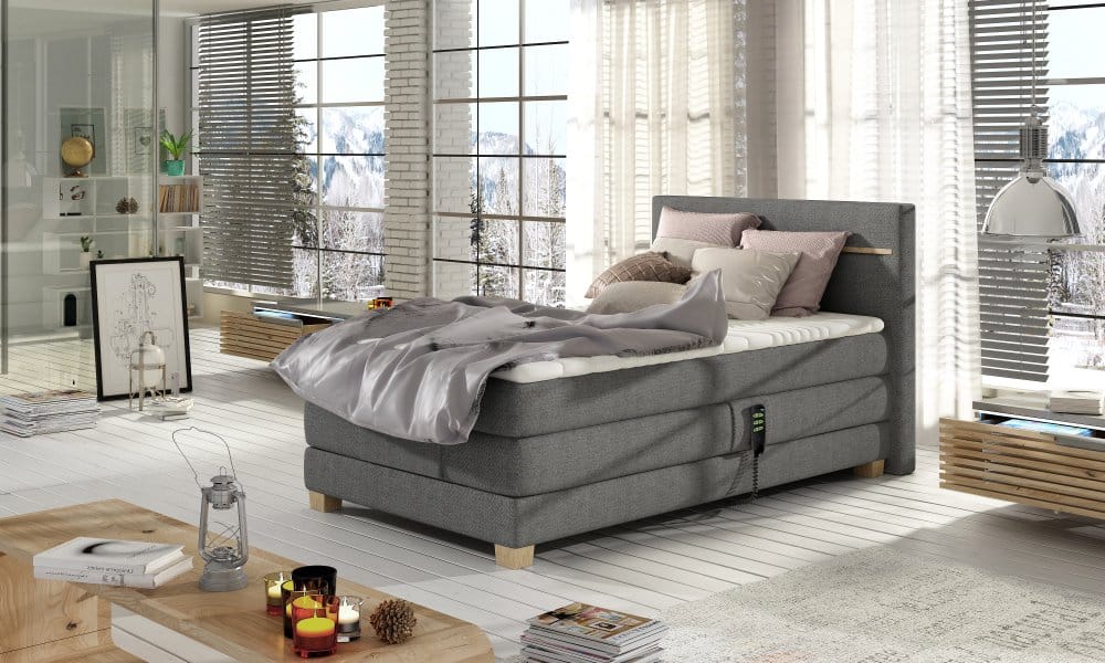 Postel Nordic boxspring 100x200 + elektrické polohování - WERSAL