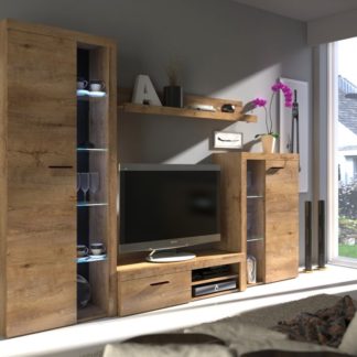 Obývací stěna Rumba dub lefkas - FALCO