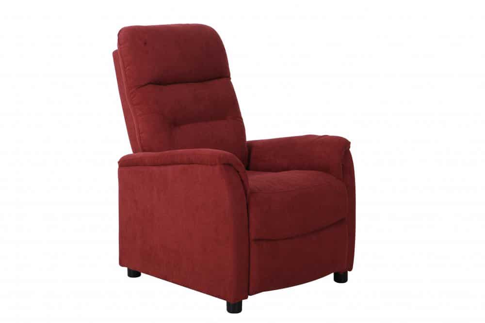 Relaxační polohovací křeslo Shelby vínová - FALCO