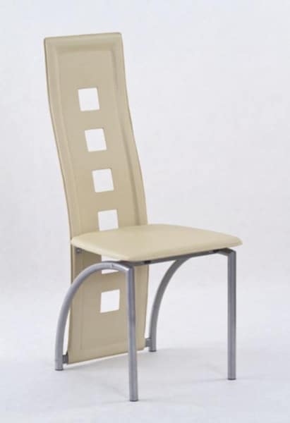 Židle K-4M, tmavě krémová