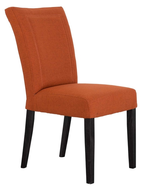 Jídelní židle Zena, oranžová tkanina