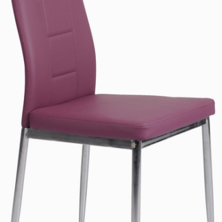 Jídelní židle Melanie, fialová ekokůže