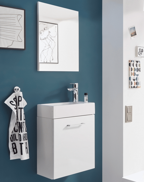 Koupelnová sestava Guest Light, bílá, 3 díly