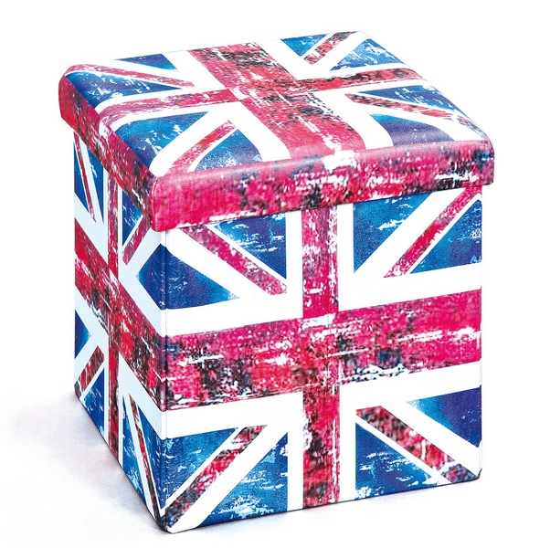 Úložný taburet Setti Union Jack