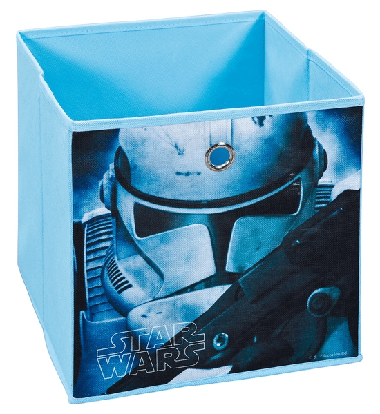 Úložný box Star Wars 1, modrý, motiv bojovníka