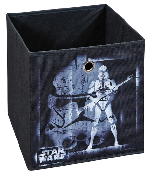 Úložný box Star Wars 2, černý, motiv bojovníka