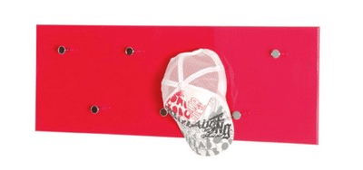 Věšákový panel Edmond 42490, červený lesk