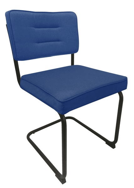 Jídelní židle Salamon, modrá látka