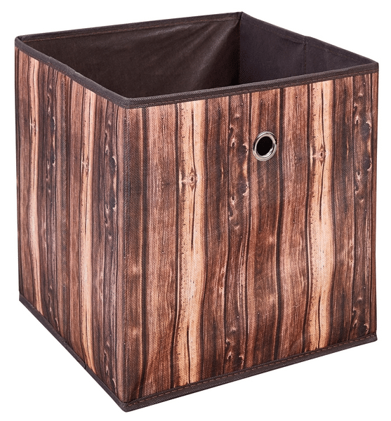 Úložný box Wuddi 2, motiv dřeva