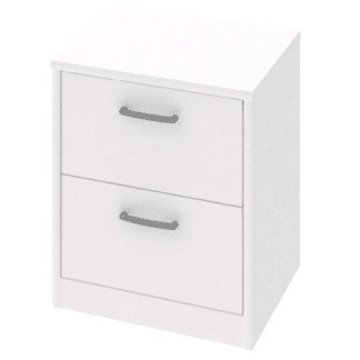 Noční stolek Mega 40, bílá